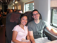 On the train from Rome to Florence