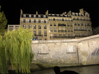 View from our Dinner Cruise of the buildings in Paris
