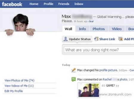 12 Foto profil keren di facebook - Video Lucu Foto Unik