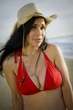 Nadya Suleman con sombrero cowboy