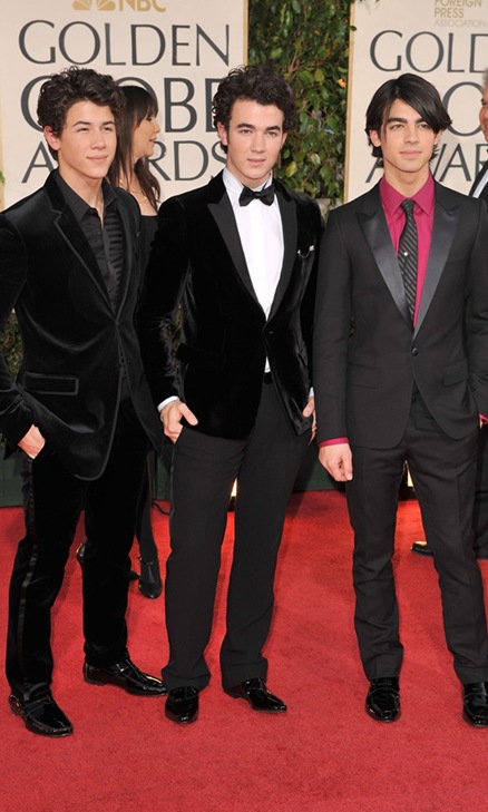 Fotos: Jonas Brothers en los Golden Globe
