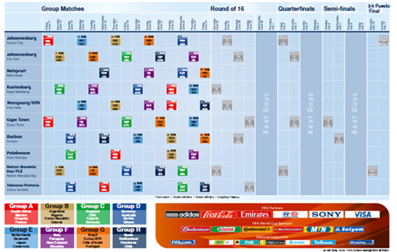 Calendario Mundial Sudafrica 2010 Calendario Mundial Sudafrica 2010