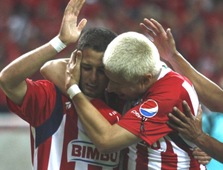 Gol de Chicharo Hernando para el Chivas