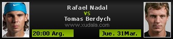 Rafael Nadal vs Tomas Berdych