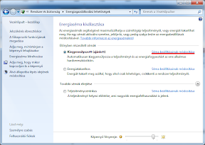 Energiagazdálkodási lehetőségek Energiagazdálkodási lehetőségek