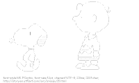 Sit 3/4 (Snoopy)