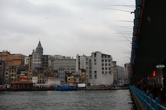 Istanbul - the city of fishing lines. We saw "small blue fish" on the menu and decided to skip on...