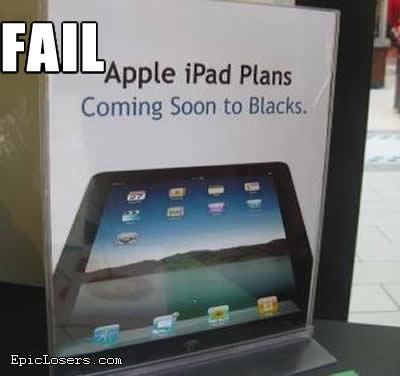 Apple iPad Ad FAIL