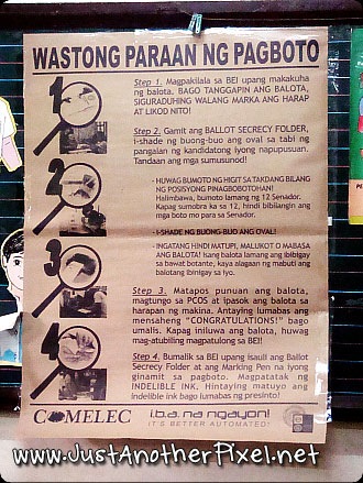 Comelec Reminders on Automated Elections