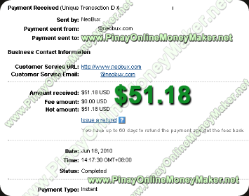 Neobux Payment Proof 2010 June 18