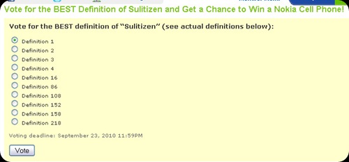 Vote for Definition 1 on Sulit's Blog Contest - JustAnotherPixel.net