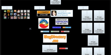 Images on my blog's footer were also gone! - JustAnotherPixel.net