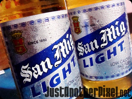 Our ice-cold San Mig Light bottles - JustAnotherPixel.net