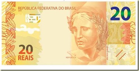 Nova cedula de 20 reais Nova cedula de 20 reais