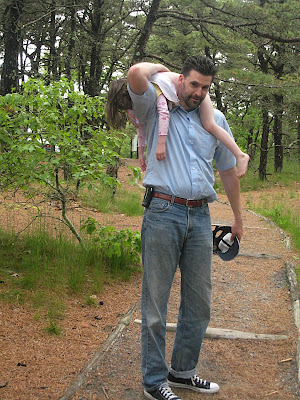 Hiking on Great Island.