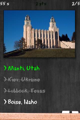 LDS Temples Quiz