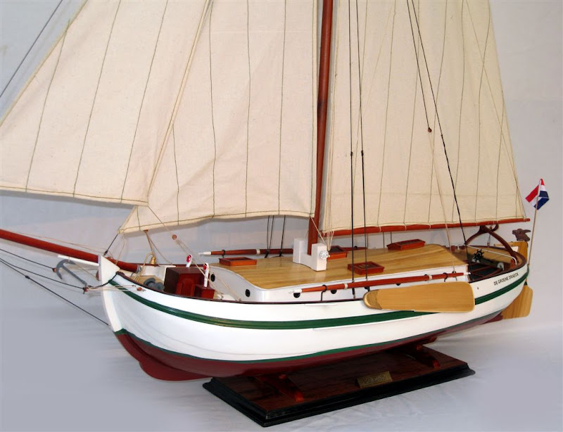 groene draeck scheepsmodel