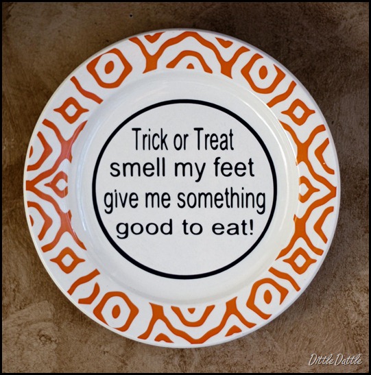 Trick or Treat Plate