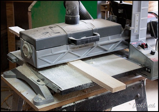Sanding-pine-boards-for-Shadow-Box-frame