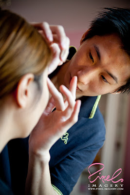 Working with Make-up Artist