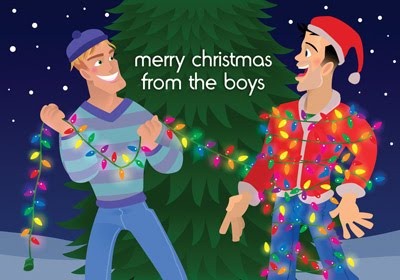 Gay Christmas Card