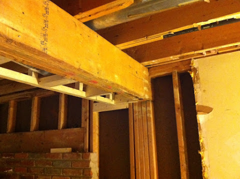 beam 2x12 triple rot construction diy supporting