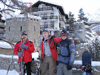 Monday, we're ready to go! Beatiful fortress like restaurant/hotel in the background