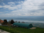 Neuchatel lake, swiss plateau and the alps!