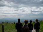Overlooking the swiss plateau and alps.