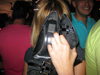 Someone that clearly didn't want to be photographed, nice shoes :)