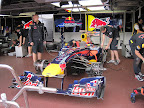 Checkout the two brake heat exits! The car only had one in Barcelona, but Vettel had to retire due to break problems, so they put two for Monaco.