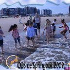 groep 2b op het strand