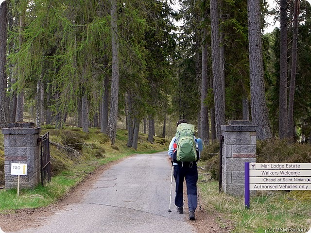 Entering Mar Lodge Entering Mar Lodge