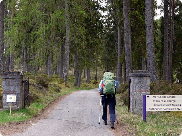 Entering Mar Lodge