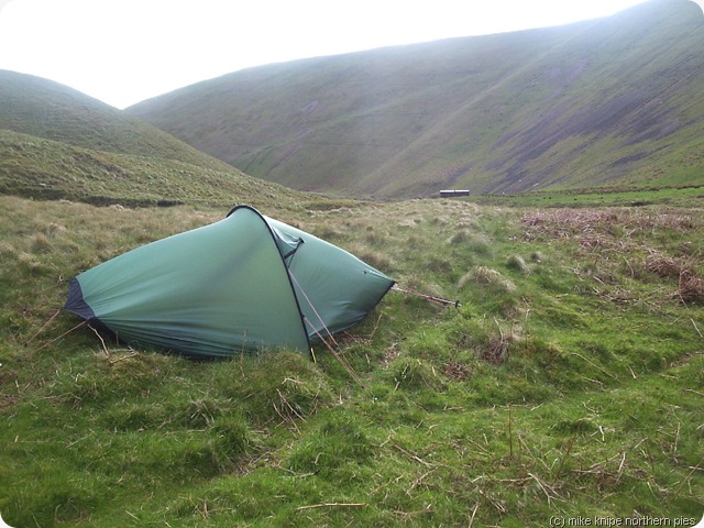  windy wild camp cheviot hills 