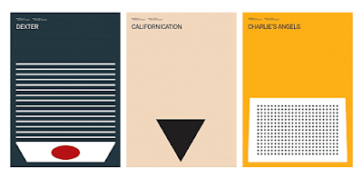Iconic TV Posters by Exergian at Blanka: Dexter, Californication, Charlie's Angels