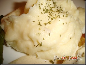 Krista Kooks Crispy Chicken Costeletta with Mashed Potatoes and Asparagus 3