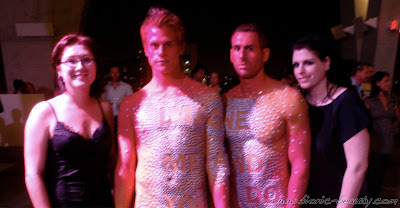 Jami aka Bionic Beauty, two models, and MAC Makeup Artist Keri