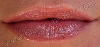 bionic beauty wearing Candid lipgloss from Smashbox cosmetics