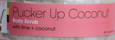 Pucker Up Coconut body scrub by Garden Girl skin care