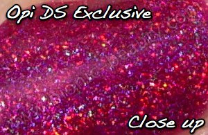 OPI Designer Series DS nail polish in Exclusive, Close up view