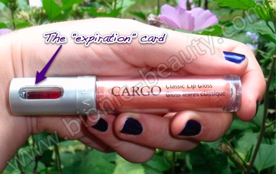 Bionic Beauty review - Cargo lip gloss with TimeStrip Technology