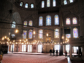Inside the Blue Mosque