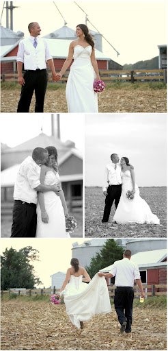 Bride in the field