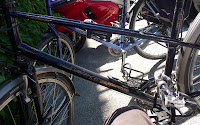 one gorgeous mixte and a lovely older model koga miyata make a beautiful pair