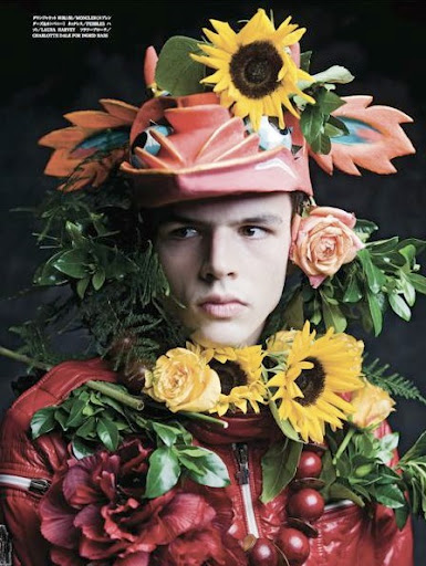 Tom Nicon photographed by Oliviero Toscani and styled by Nicola Formichetti