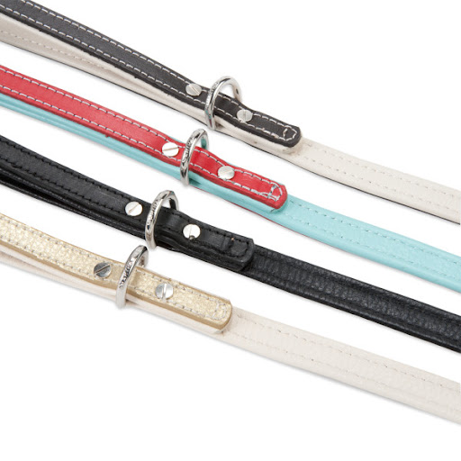 The color selection of these leather leashes is great. (Petsmart.com)
