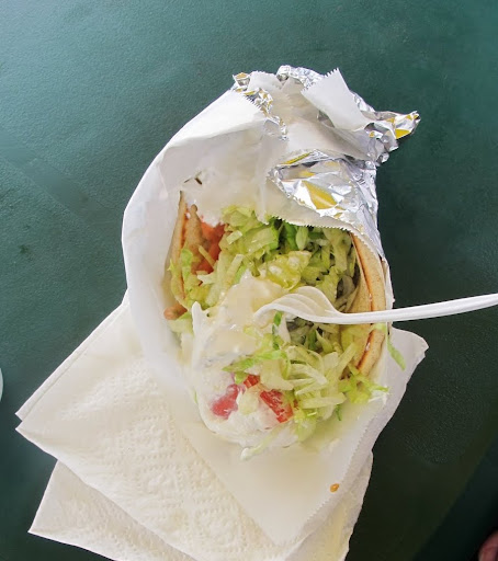 Another lunch option? Chicken gyro.