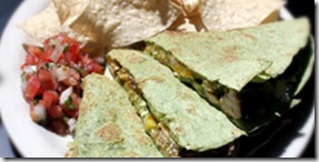 Cilantro lime quesadillas