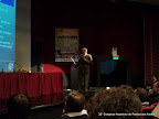 El Ing. Agr. Daniel Miñón en una conferencia plenaria